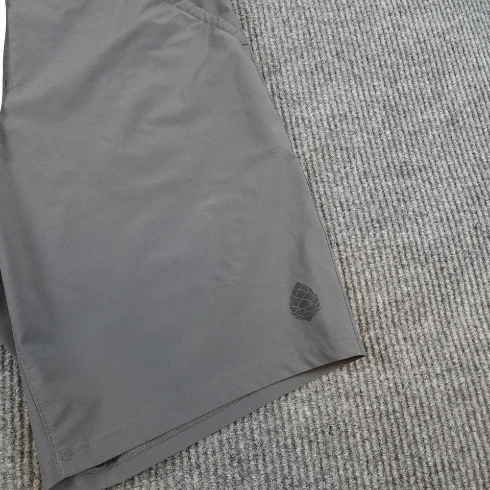Stio CFS Board Shorts Mens 38 Gray Stretch Chino Drawstring Outdoor 200131-110